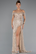 Abendkleid Lang Gold ABU5338