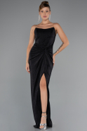 Abschlusskleid Lang Schwarz ABU5339