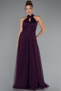 Violette Abschlusskleid Lang ABU3252