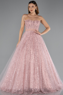 Puder Abendkleid Lang ABU5265