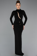 Abendkleid Lang Schwarz ABU5430