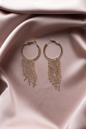 Gold-Altrosa Ohrschmuck UK555