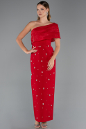 Partykleid Midi Rot ABK2337