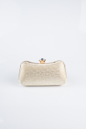 Abendtasche Gemustert Gold SH855