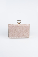 Abendtasche Gemustert Rosa SH858