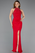 Rot Abendkleid Lang ABU5422