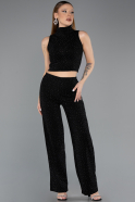 Partykleid Lang Schwarz ABU5533