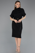 Partykleid Midi Schwarz ABK2494