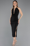 Partykleid Midi Schwarz ABK2495