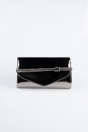 Abendtasche Gespiegelt Platin KC117
