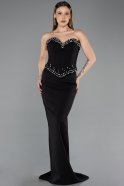 Abendkleid Lang Schwarz ABU5610