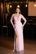 Puder Standesamtkleid Spitze Lang ABU5618