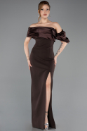 Braun Abendkleid Lang ABU4024