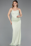 Abendkleid Lang Spitze Minzgrün ABU5817