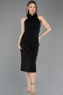 Partykleid Midi Schwarz ABK2551
