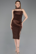 Partykleid Midi Braun ABK2559