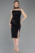 Partykleid Midi Schwarz ABK2559