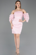 Partykleid Kurz Puder ABK2563