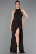 Abschlusskleid Lang Braun ABU5918