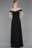 Abschlusskleid Lang Schwarz ABU5938