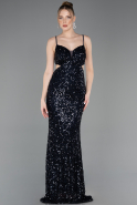 Abschlusskleid Lang Marineblau ABU5980