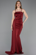 Abschlusskleid Lang Weinrot ABU5992
