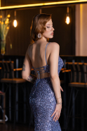 Abschlusskleid Lang Indigo ABU5980