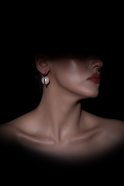 Ohrschmuck Perlmutt-Gold DF1043