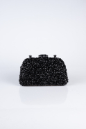 Abendtasche Verputz Schwarz SH839