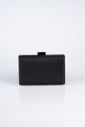 Abendtasche Glitzernd Schwarz V275