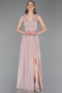 Abschlusskleid Lang Puder ABU6045