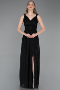 Abschlusskleid Lang Schwarz ABU6045