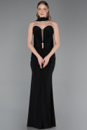 Abschlusskleid Lang Schwarz ABU6051
