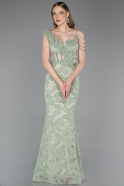 Abendkleid Lang Minzgrün ABU6059