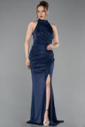 Abendkleid Lang Marineblau ABU6083
