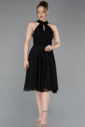 Partykleid Kurz Schwarz ABK2612
