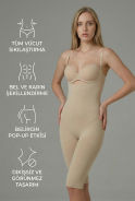Bauch & Taille Formendes Korsett Hautfarben EM2013