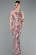 Puder Abschlusskleid Schuppig Lang ABU6075