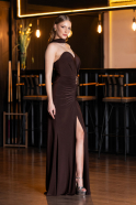 Abschlusskleid Lang Braun ABU6051