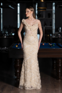 Abendkleid Lang Beige ABU6059