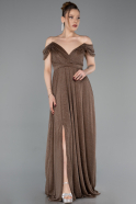 Abendkleid Lang Kupfer ABU6107