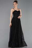 Abendkleid Lang Schwarz ABU6108
