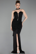 Abendkleid Lang Schwarz ABU6112