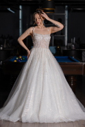 Hochzeitskleider Lang Weiß ABG191