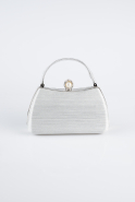 Abendtasche Silber KC752