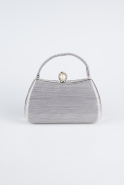Abendtasche Platin KC752