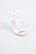 Party-Schuhe Lackleder Weiß AB2113