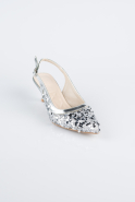 Stiletto Schuppig Silber ABP2107