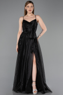 Abschlusskleid Lang Schwarz ABU6123