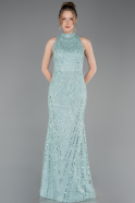 Minzgrün Abendkleid Lang ABU4791